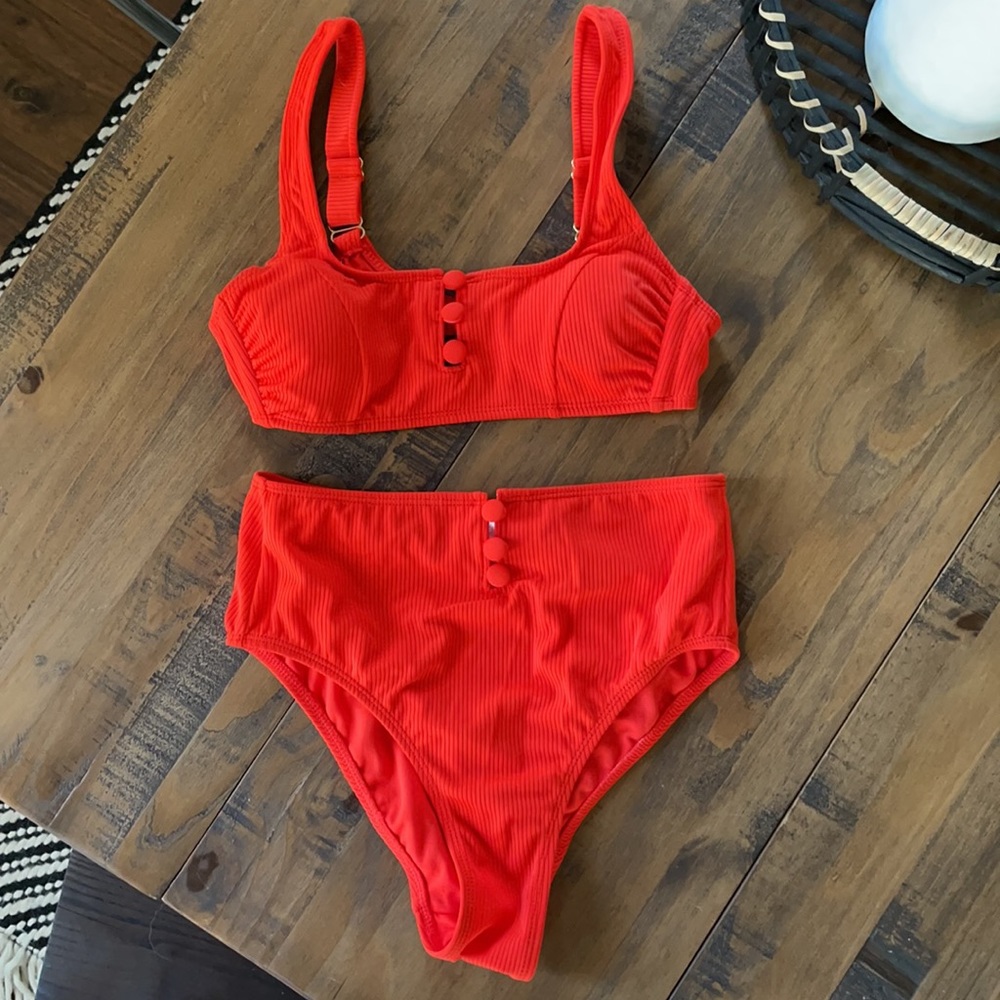 🍉 Xhiliration High Waist Bikini Set 🍉